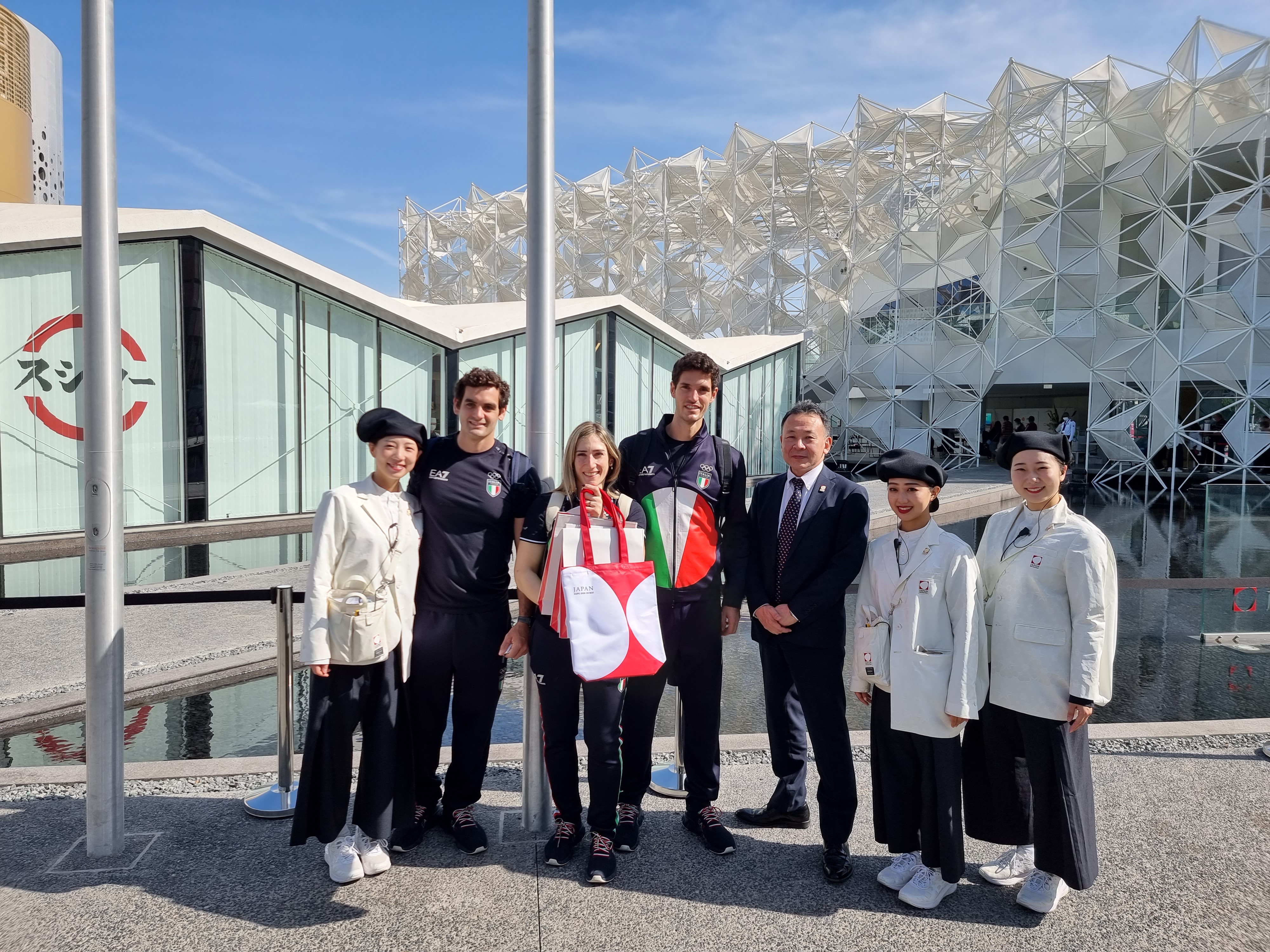 Centracchio, Oppo e Rizza all'Expo 2020. Nel Padiglione Italia si rivivono le emozioni olimpiche