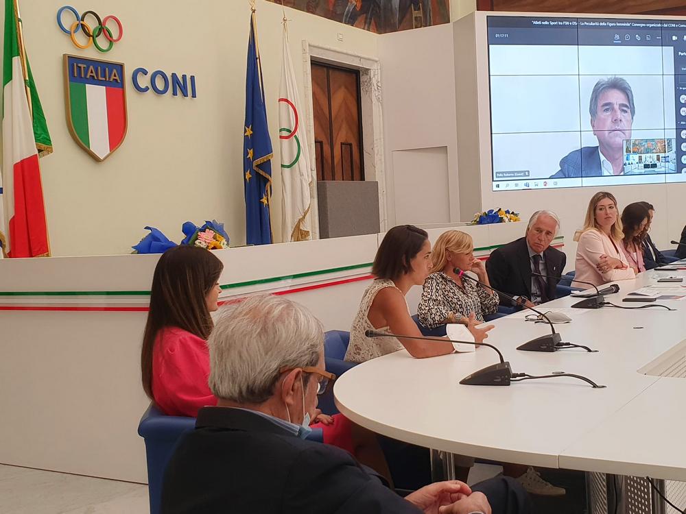 Il Presidente Malagò al convegno 'Atleti nello sport tra FSN e DSA: la peculiarità della figura femminile'
