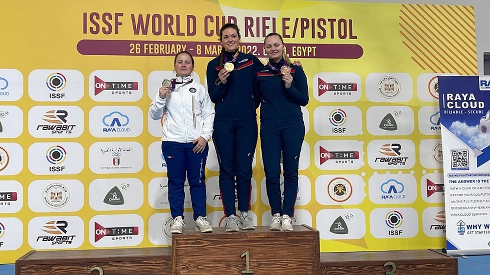 Coppa del Mondo: al Cairo Sofia Ceccarello seconda nella carabina 3p