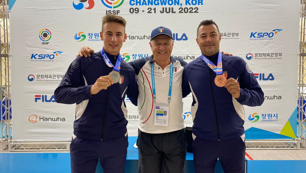 Coppa del Mondo: doppio podio azzurro a Changwon, Ferrari 2° e Resca 3° nel trap