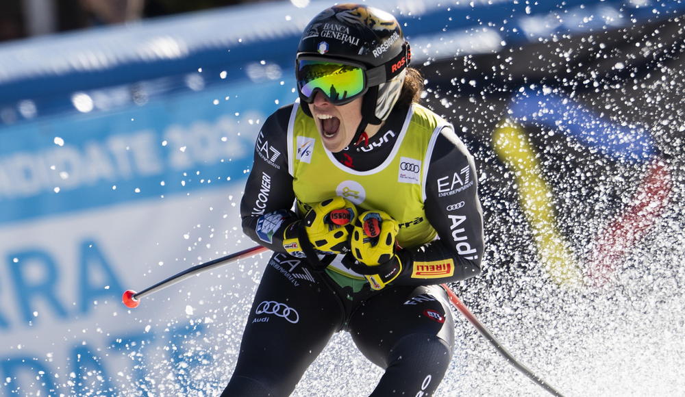 Federica Brignone seconda nel super-G di Soldeu: "Orgogliosa come non mai"