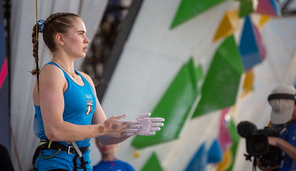 Arrampicata sportiva, Beatrice Colli conquista il bronzo nello speed