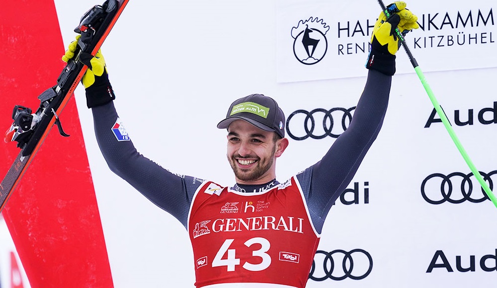 Florian Schieder secondo nella discesa di Kitzbühel: "Un sogno diventato realtà"