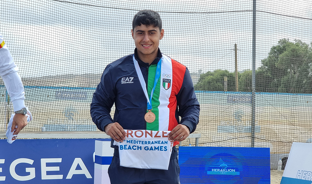 Guido Polsinelli di bronzo nel karate beach kata: quinta medaglia azzurra ad Heraklion