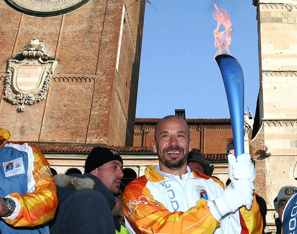 Vialli Gianluca Fiamma Torino 2006 Foto Ansa