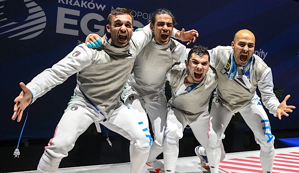 Scherma, squadre azzurre ancora protagoniste: oro per i fiorettisti, bronzo per le spadiste