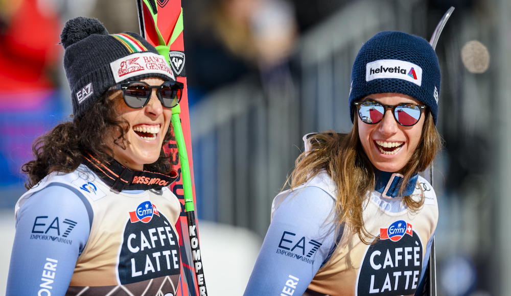 Coppa del Mondo, super-G: Brignone e Bassino sul podio di Crans-Montana, Paris terzo a Kvitfjell