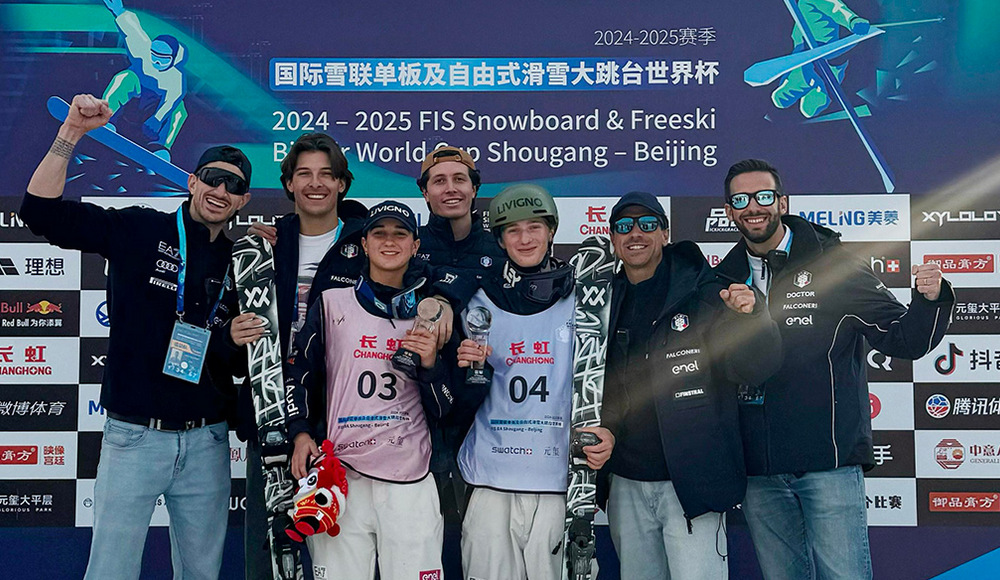 Coppa del Mondo, i fratelli Tabanelli si esaltano a Pechino: doppio podio per l'Italia nel big air