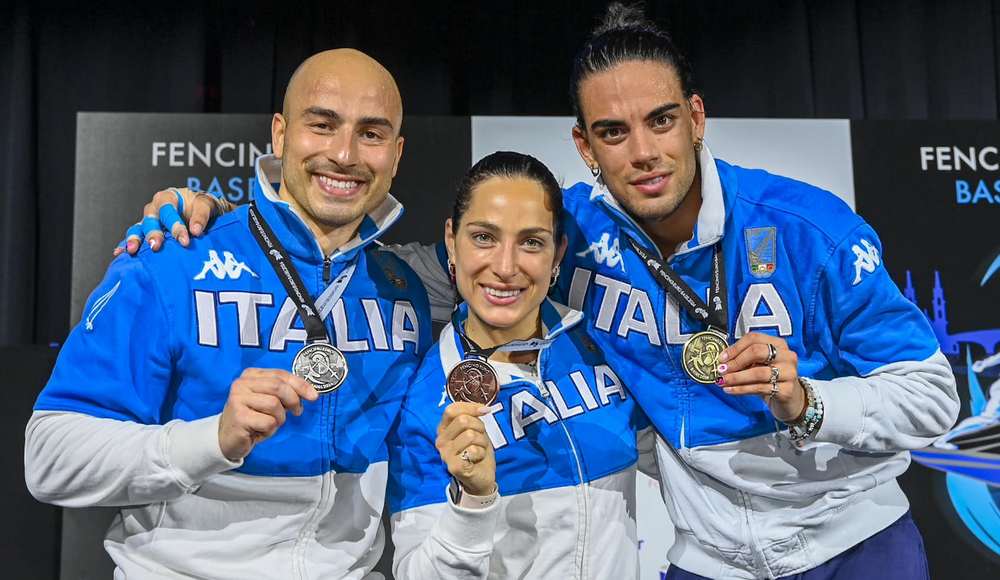 Europei: doppietta azzurra nel fioretto con Marini e Foconi, Santuccio di bronzo nella spada