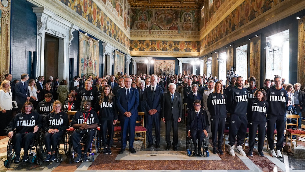 Flag returned, Mattarella: “The successes in Paris confirm the excellent health of Italian sport”