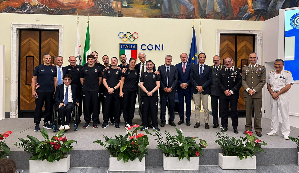 Presentati i sette azzurri della squadra olimpica, Malagò: "Fieri del lavoro svolto: siete la storia dei Giochi"