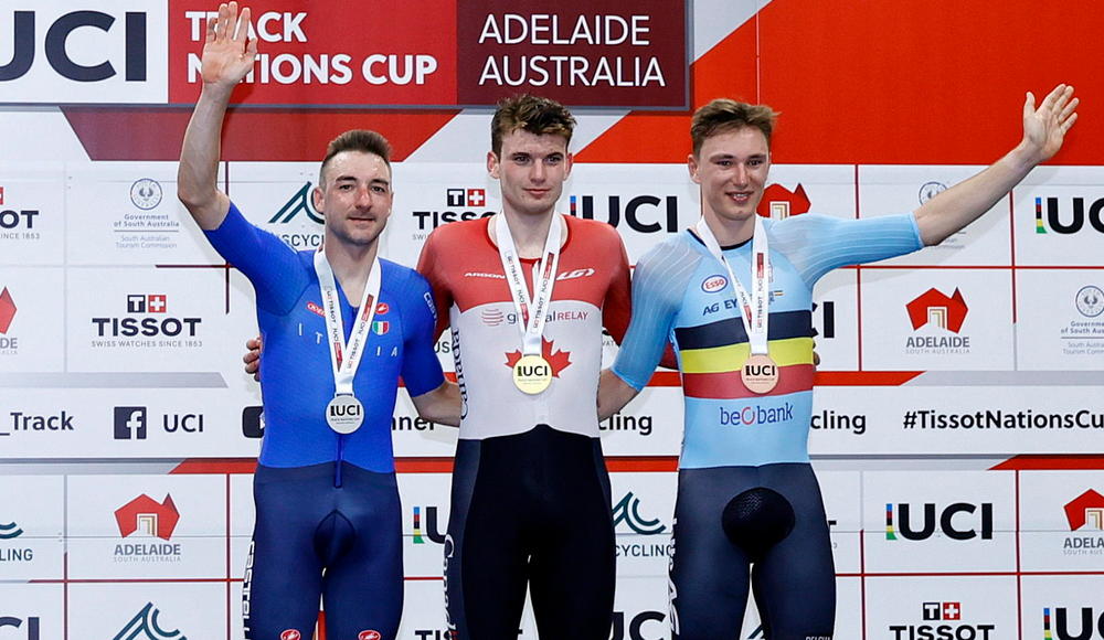 Nations Cup: Elia Viviani termina al secondo posto l'omnium di Adelaide