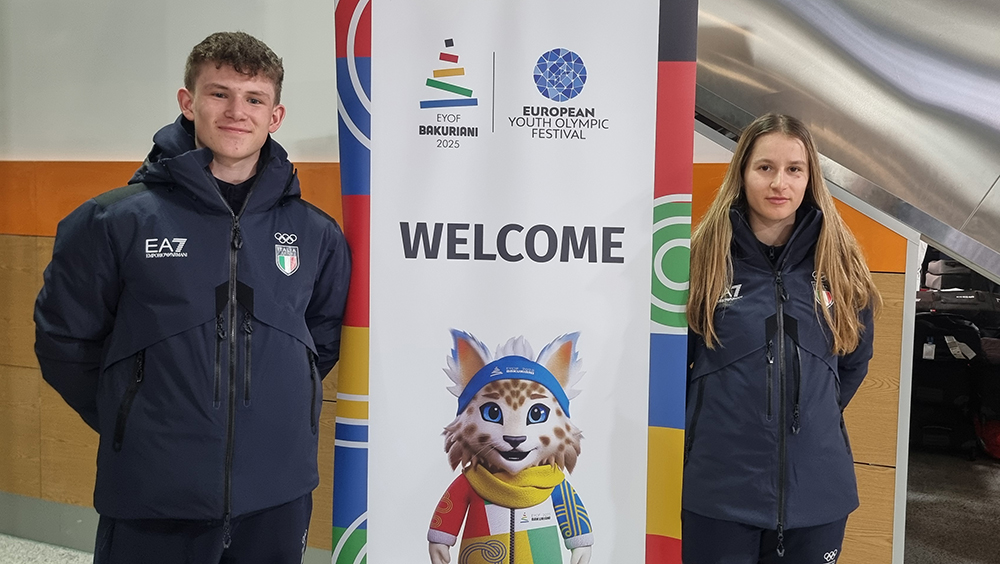 Italia Team in Georgia: Marta Giaretta e Julian Huber portabandiera alla cerimonia di apertura