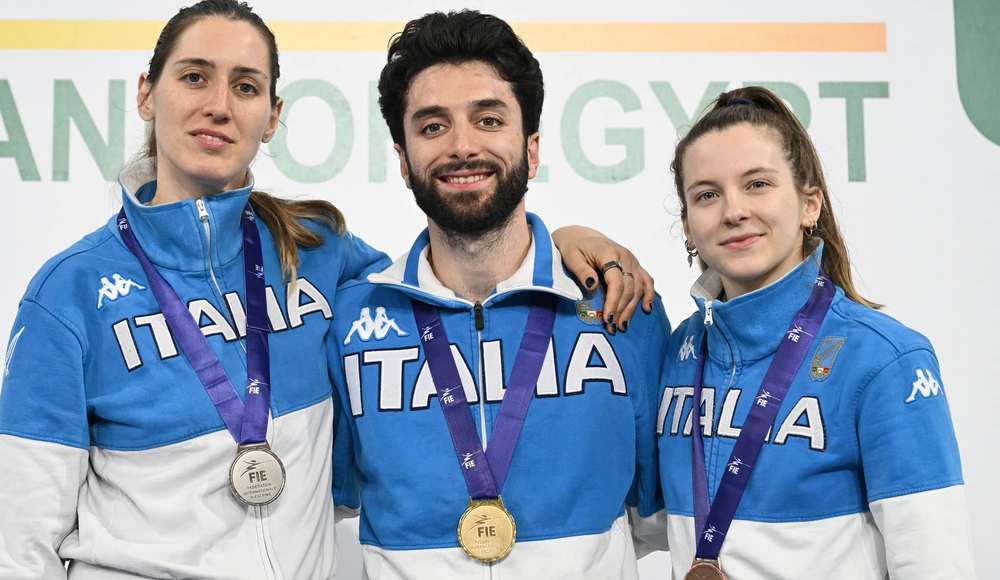Fioretto, Coppa del Mondo: Bianchi trionfa nella tappa del Cairo, Batini e Favaretto sul podio femminile