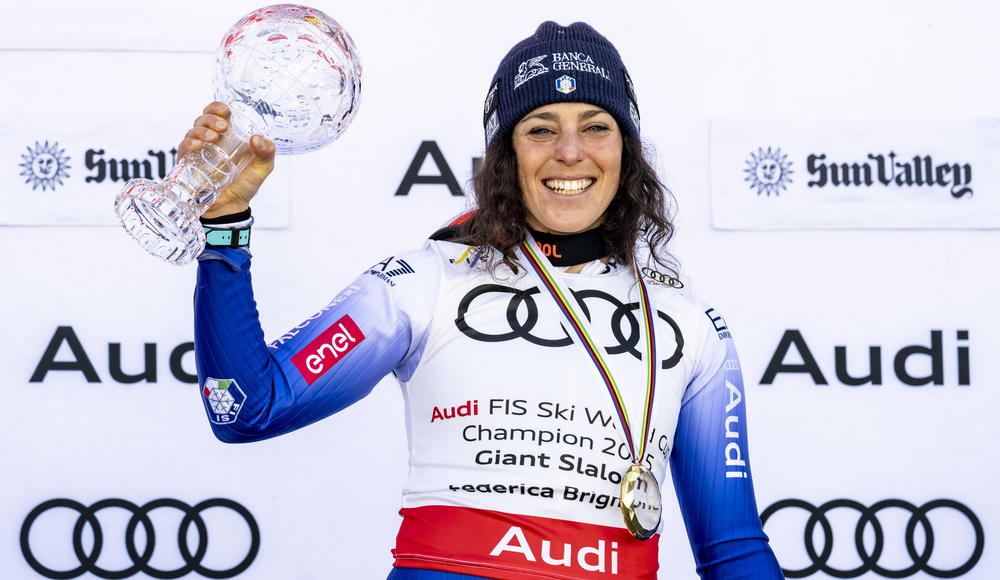 Federica Brignone chiude seconda a Sun Valley e vince la Coppa del Mondo di gigante