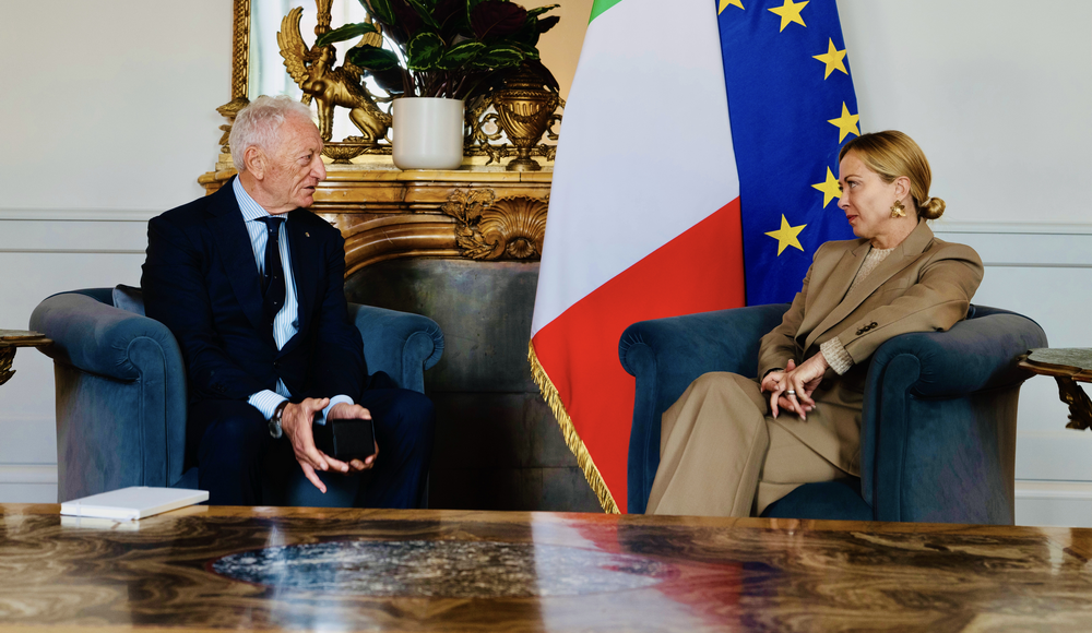 Il Presidente Buonfiglio ricevuto dalla premier Meloni. Presidente del Consiglio invitata ai Collari d’Oro 2025