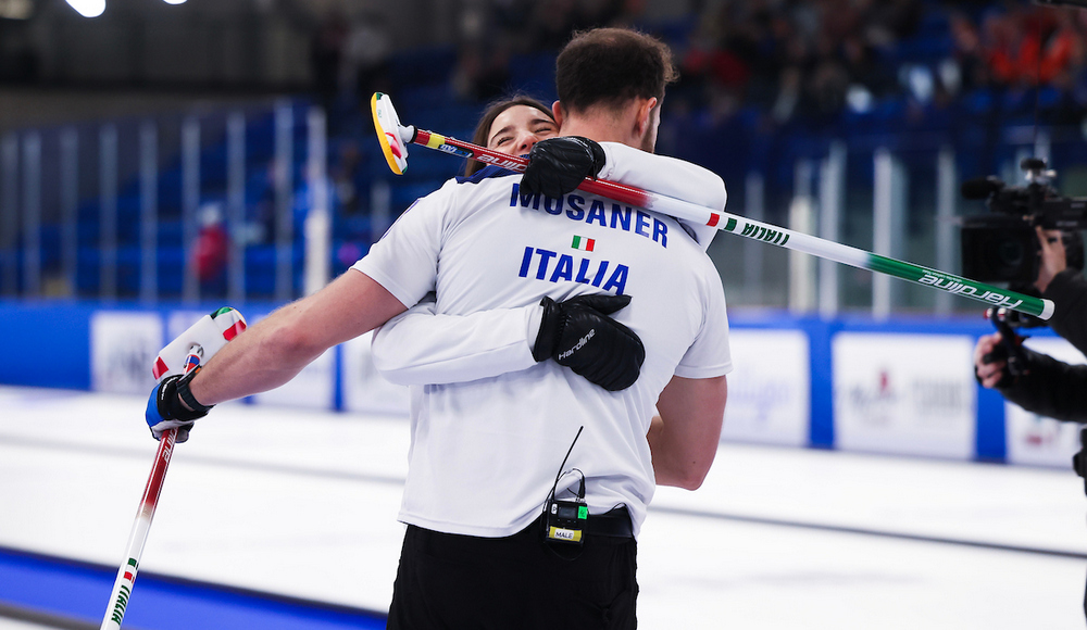 Constantini e Mosaner sul tetto del mondo: storico successo azzurro nella finale di doppio misto a Fredericton