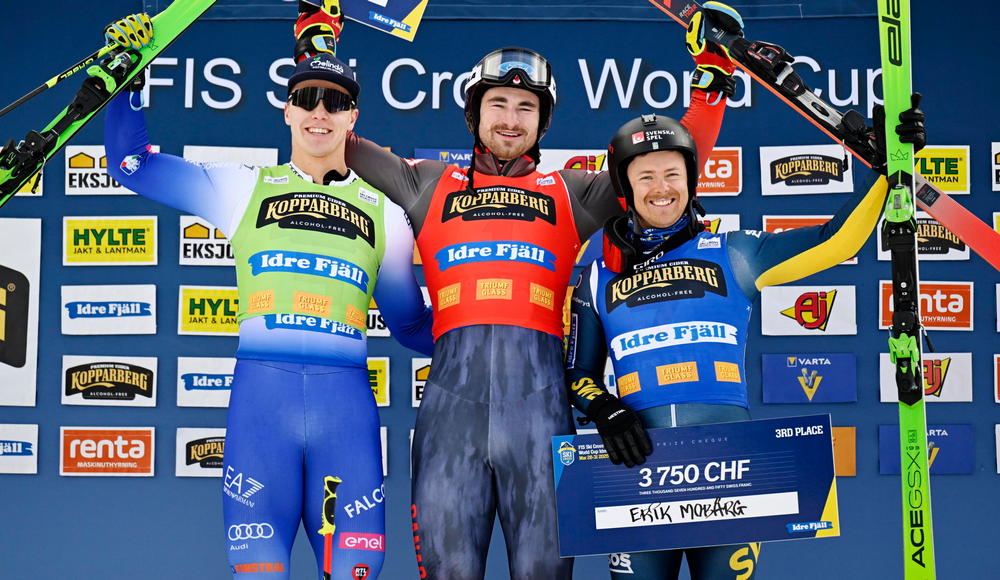 Coppa del Mondo di ski cross: Simone Deromedis conquista il podio nella prima sfida di Idre Fjäll