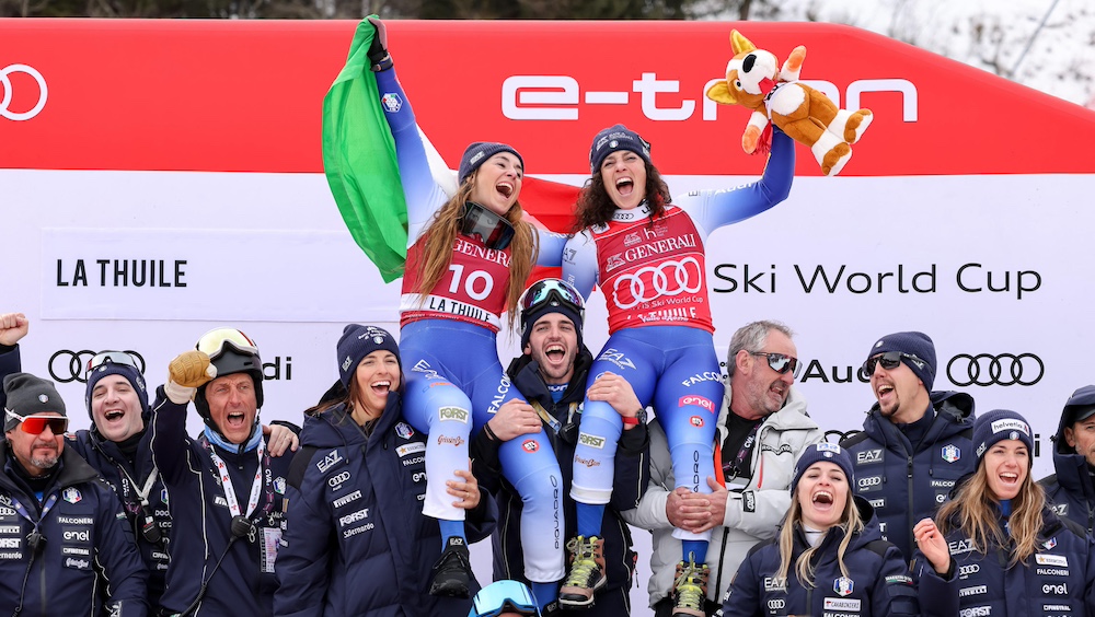 Coppa del Mondo, doppietta azzurra a La Thuile: Brignone trionfa in super-G su Goggia per un centesimo