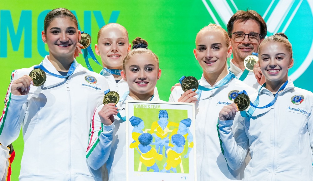 L'Italia femminile si conferma sul trono agli Europei: oro per le Fate nel concorso generale di Lipsia