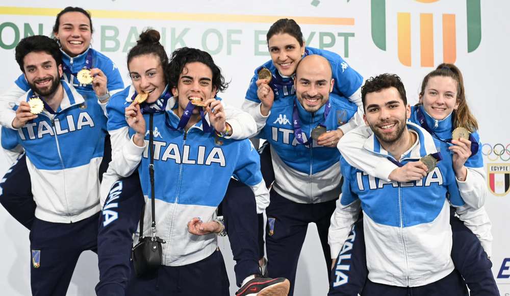 Coppa del Mondo di fioretto: l'Italia conquista un doppio primo posto nelle prove a squadre del Cairo