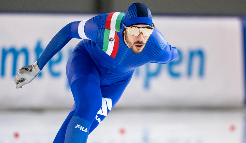 Al via gli Europei sprint e allround di Heerenveen: Davide Ghiotto guida gli azzurri sulla Thialf