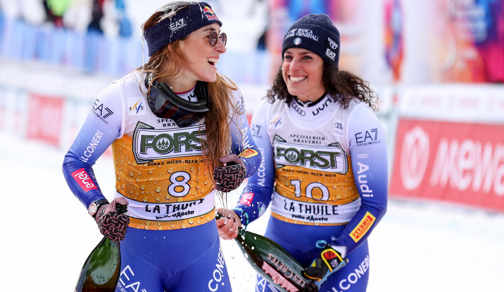 Coppa del Mondo: Sofia Goggia sfiora la vittoria nel super-G di La Thuile, sul podio anche Federica Brignone