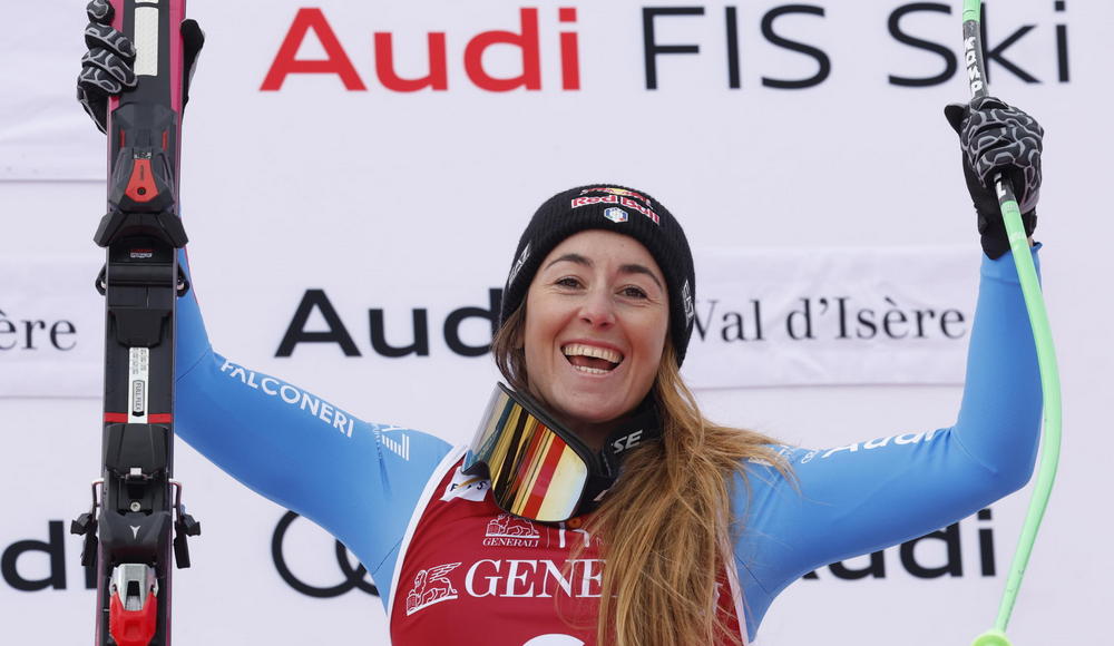Val d'Isère: Sofia Goggia torna al trionfo in super-G e conquista la 27ª vittoria in Coppa del Mondo