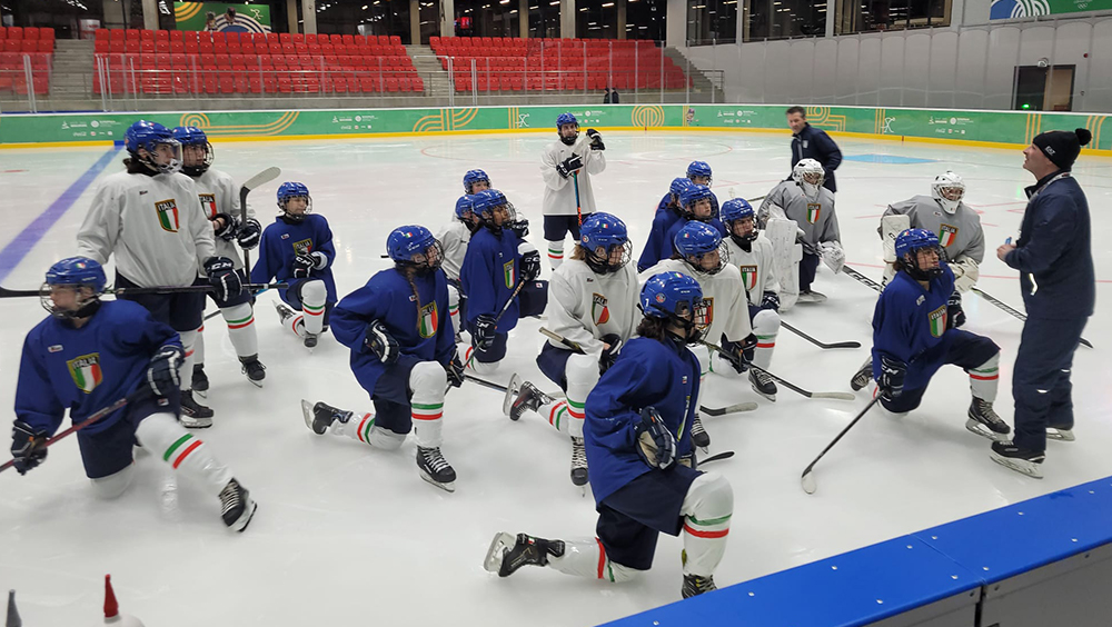 Gli EYOF Bakuriani 2025 in diretta sull’Italia Team TV. Domani alle 15 l’esordio dell’hockey femminile con la sfida alla Finlandia