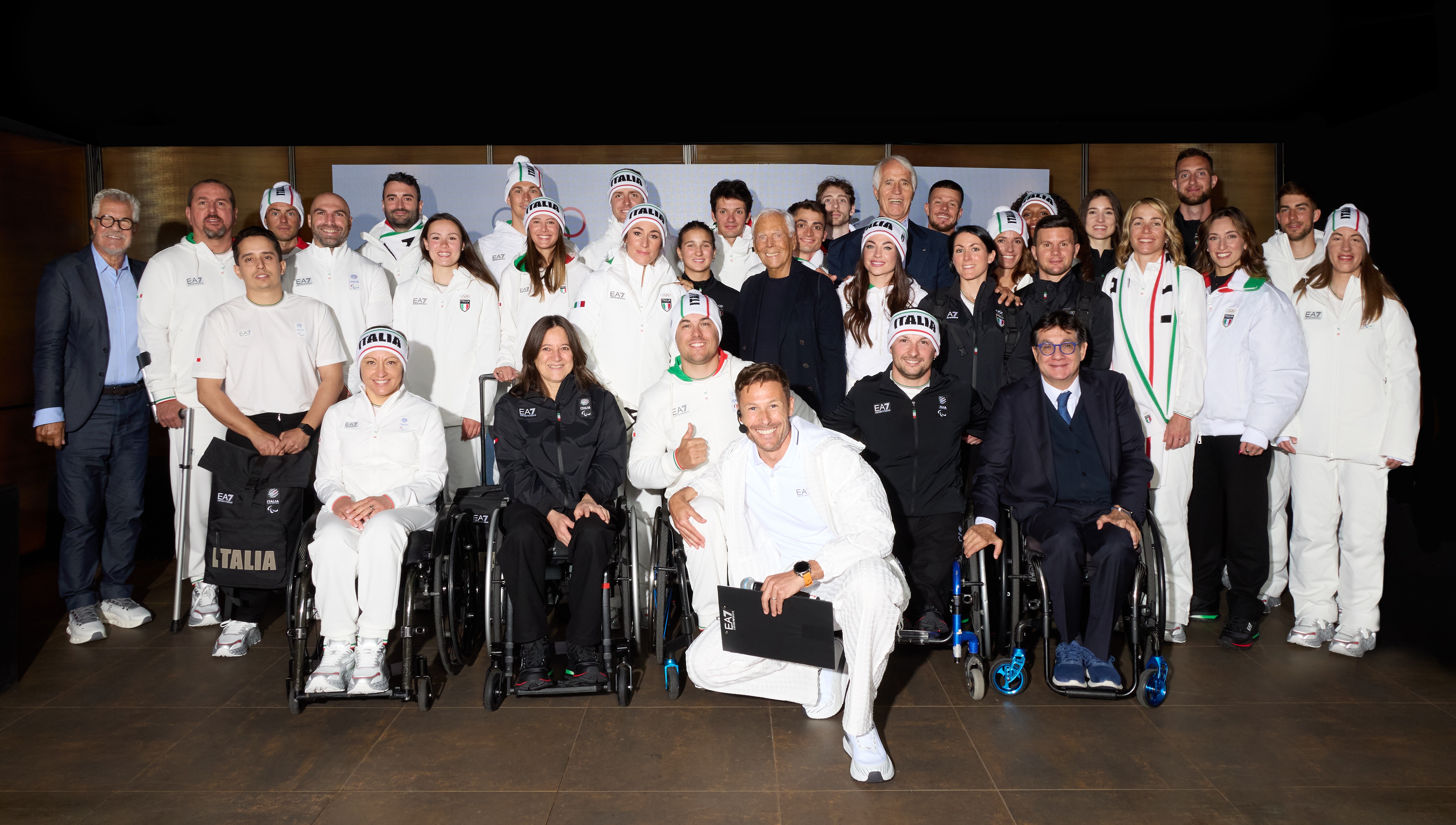 Giorgio Armani reveals the uniforms of Italia Team and Italia Paralympic Team for the Milano Cortina 2026 Winter Olympic and Paralympic Games 