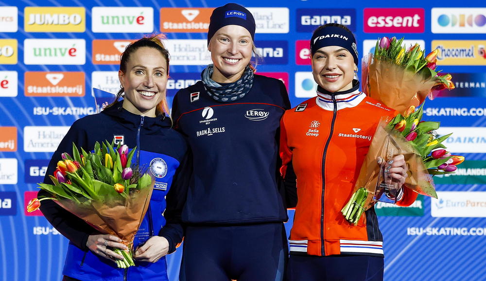 Lollobrigida è terza sui 3.000 metri a Heerenveen: sesto podio stagionale in Coppa del Mondo