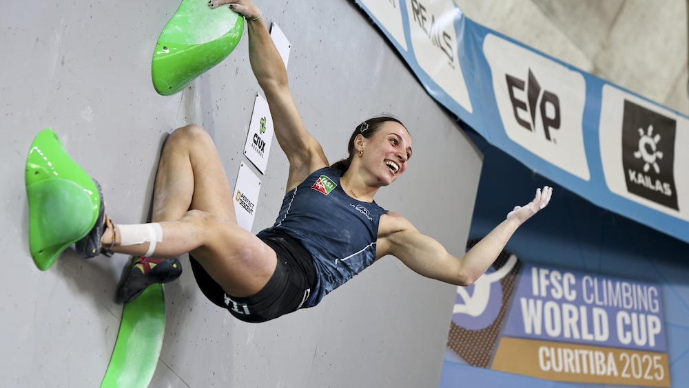 Boulder, Coppa del Mondo: terza posizione per Camilla Moroni a Curitiba