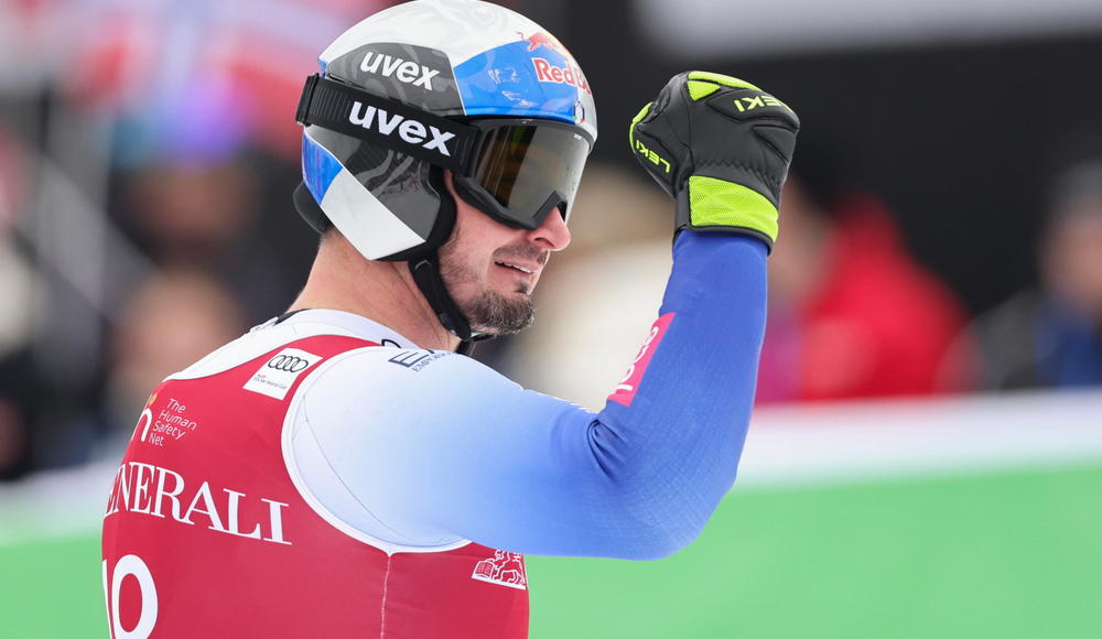 Paris fa suo anche il super-G a Kvitfjell e firma il 24° successo in Coppa del Mondo: eguagliato Thoeni
