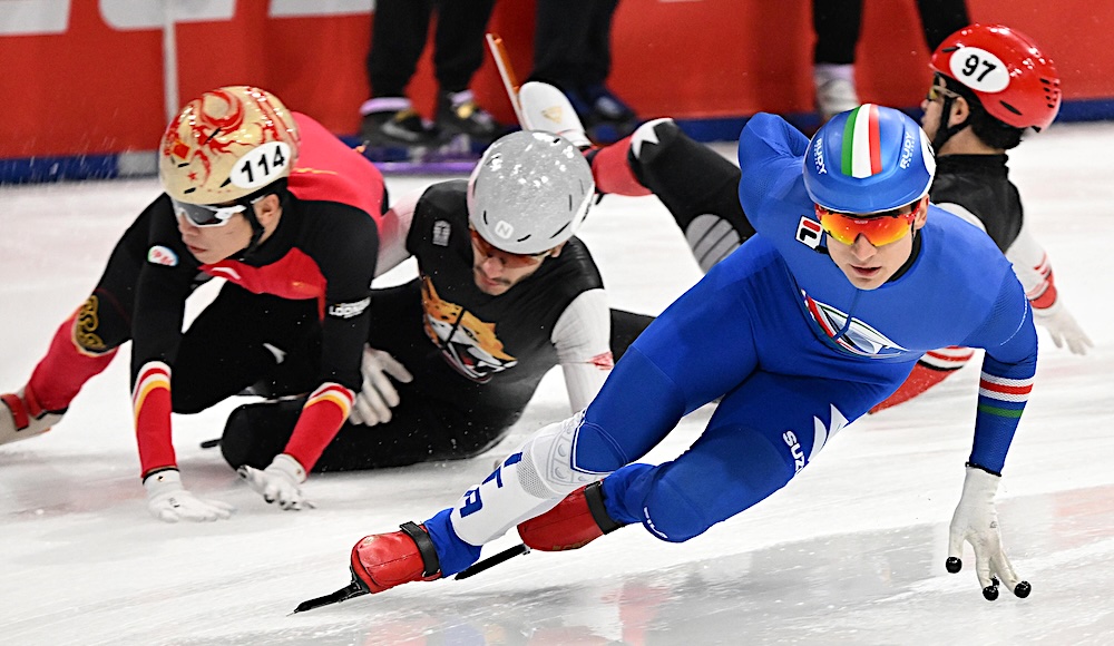 Due medaglie per l’Italia ai Mondiali di Pechino: staffetta mista d'argento, bronzo per Pietro Sighel nei 1.000