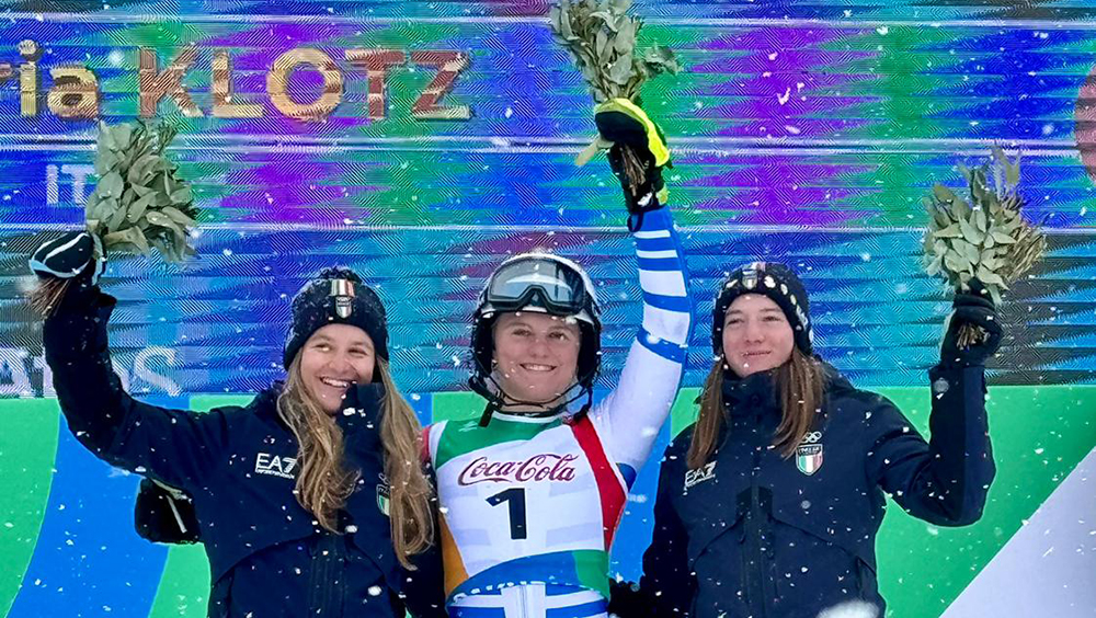 EYOF Invernali: Giaretta e Klotz sul podio dello slalom, bronzo per Huber nella sprint di biathlon