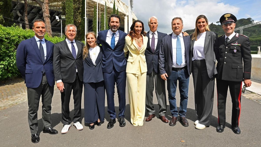 Porzio brothers, Weissensteiner, Di Centa, Buffon, Piccinini, Di Francisca and Montano inducted into the Walk of Fame