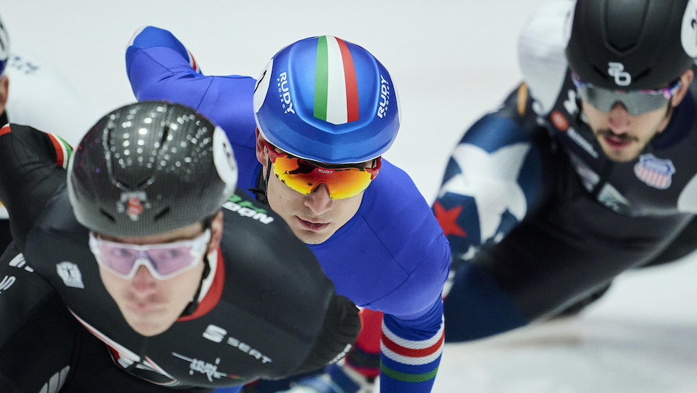  World Tour: secondo posto per Sighel nei 1.000 metri di Danzica, terza la staffetta maschile azzurra 