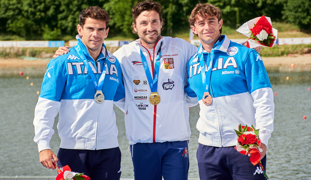Coppa del Mondo: Carlo Tacchini e Gabriele Casadei sul podio nel C1 1000 metri di Poznan
