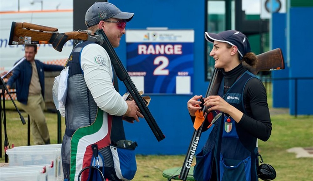 Coppa del Mondo: Diego Valeri ed Erica Sessa chiudono terzi nel mixed team di trap a Buenos Aires