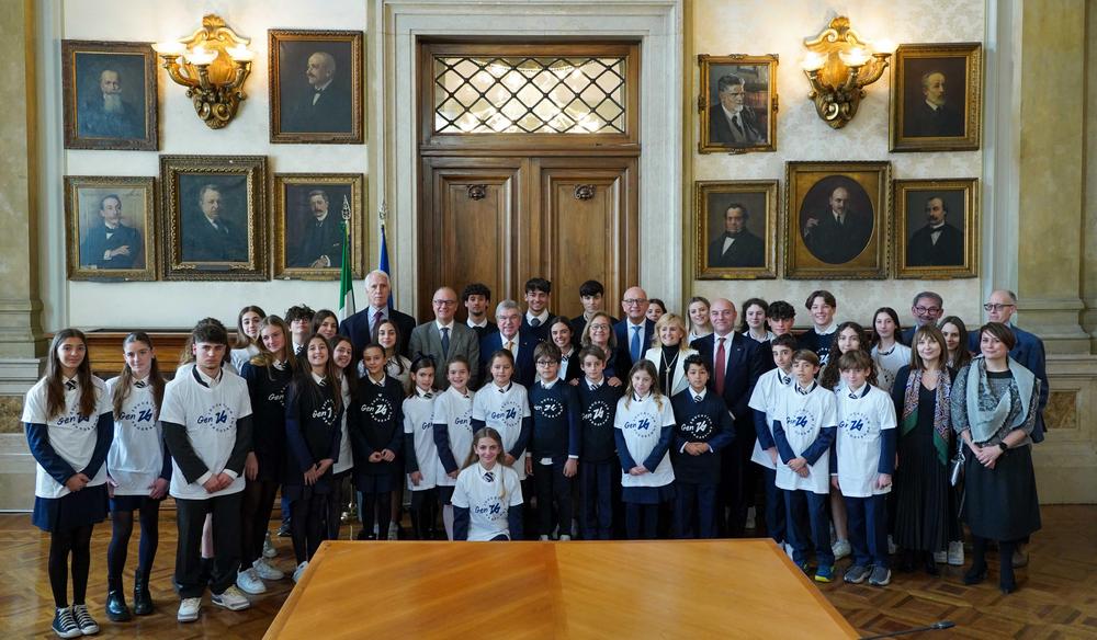 Minister Valditara meets IOC President Bach and President Malagò, “Promoting Olympic values in schools”