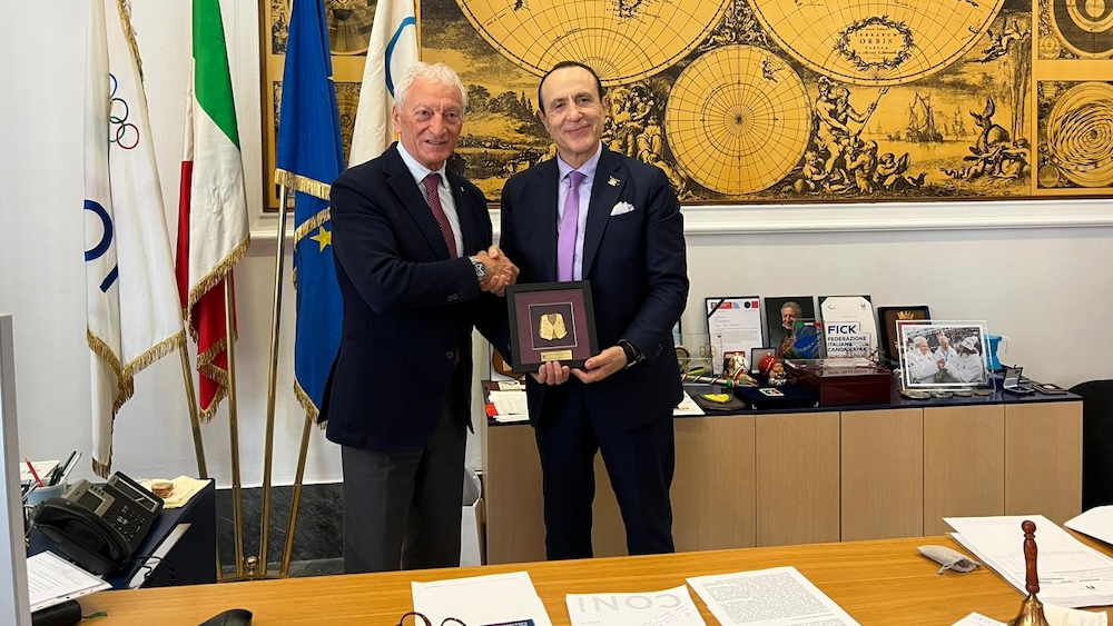 Incontro bilaterale del Presidente Buonfiglio con il Comitato Olimpico Albanese