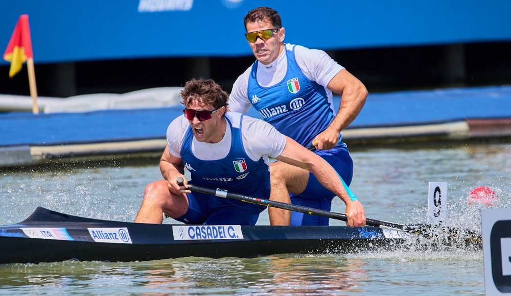 Szeged: secondo posto per Carlo Tacchini e Gabriele Casadei nel C2 500 metri di Coppa del Mondo