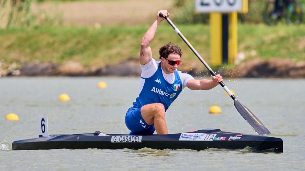 Coppa del Mondo: Gabriele Casadei apre la stagione con il terzo posto nel C1 1000 metri di Szeged