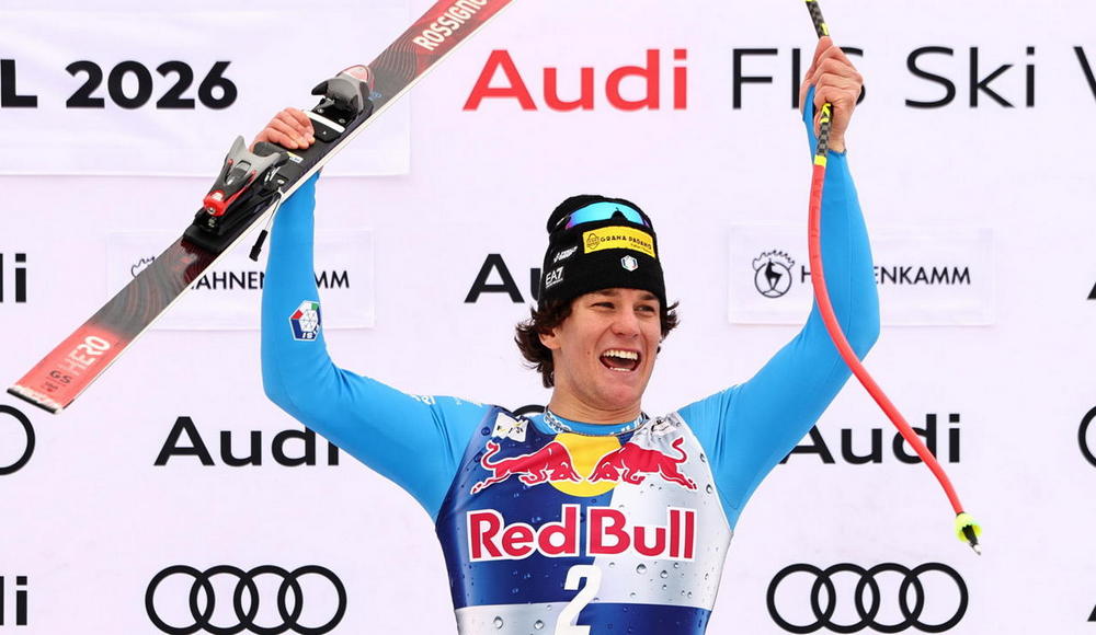 Coppa del Mondo: Giovanni Franzoni fa l'impresa e riporta l'Italia al trionfo in discesa a Kitzbühel