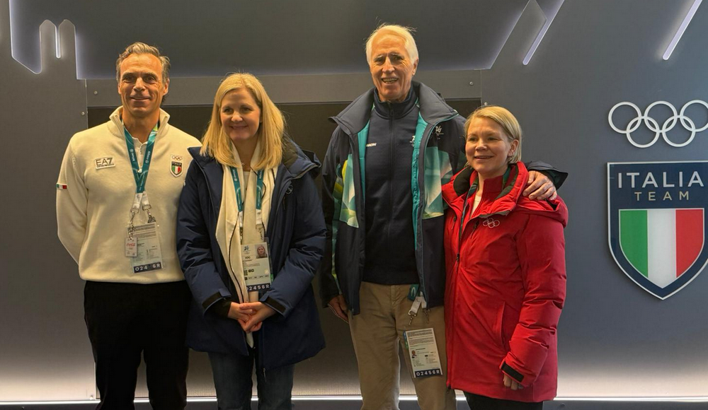 La Presidente del CIO Kirsty Coventry visita la Delegazione dell'Italia Team a Milano
