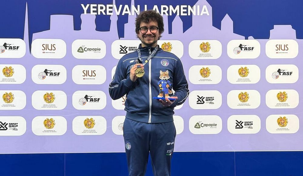 Europei 10 metri: Danilo Dennis Sollazzo si tinge d'oro nella carabina ad aria compressa a Yerevan