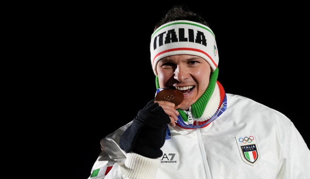 Ancora bronzo per Dominik Fischnaller nel singolo maschile: a Cortina bissata la medaglia di Pechino
