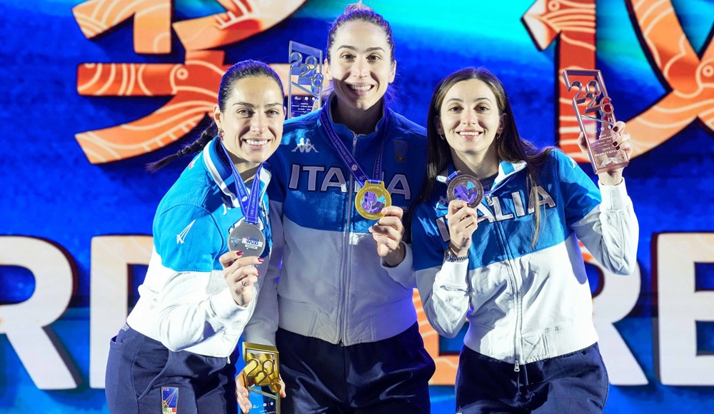 Spada: Rizzi vince la tappa di Coppa del Mondo a Wuxi davanti a Santuccio, Fiamingo terza