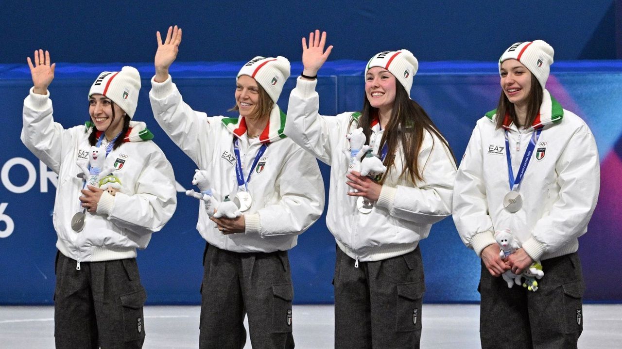 Silver for Italy in the women’s 3.000m relay, as Arianna Fontana breaks Edoardo Mangiarotti’s record