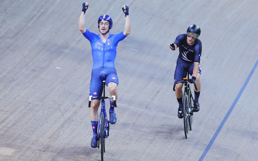 Viviani trionfa nella gara a eliminazione, l'Italia chiude con sette medaglie 